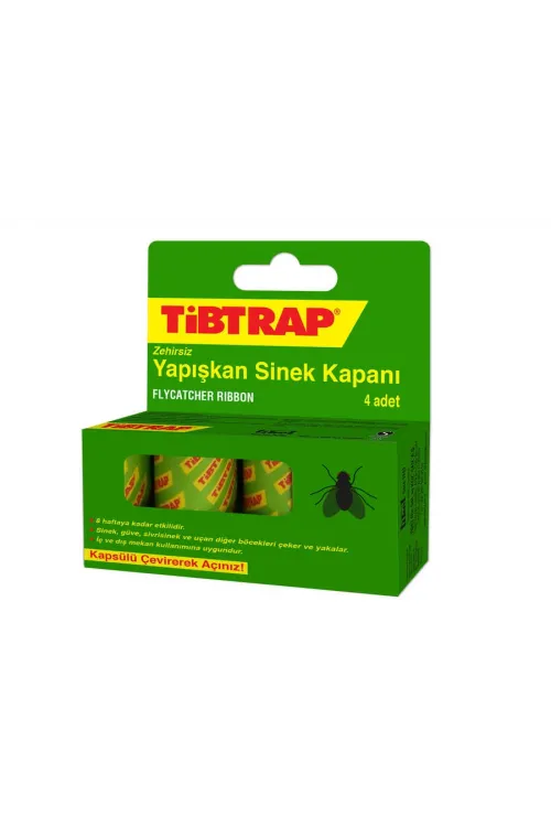Tibtrap Yapışkan Sinek Kapanı 4 Lü