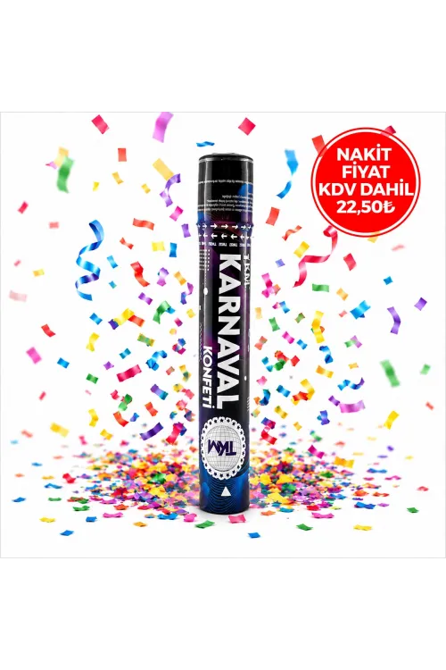 Tkm Konfeti ( Karnaval Renkli ) ( 30cm )*100