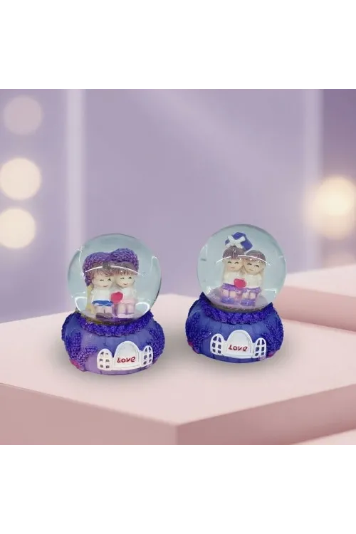 Toptan Işıklı Mini Boy Kar Küresi