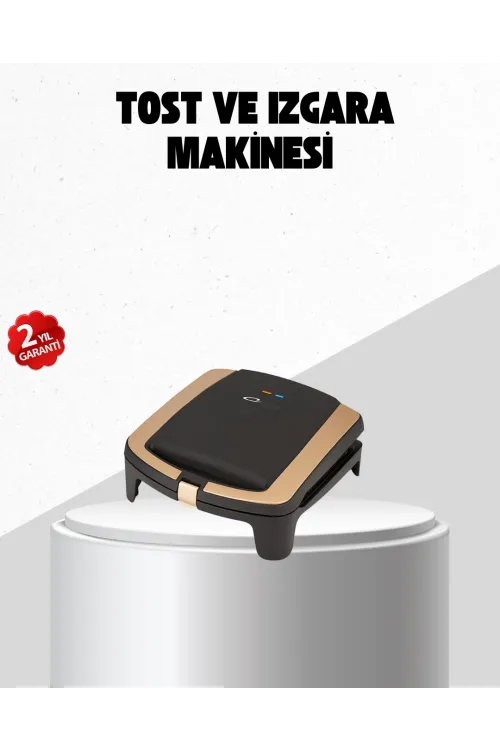 Tost Makinesi Ev Tipi Pratik Kullanım 4 Tost Kapasiteli