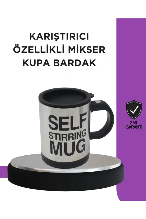 Toz İçecekler İçin Hızlı Karıştırma Özellikli Termos Kupa