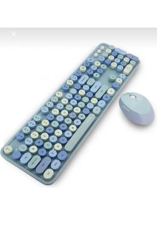 Tr Mofii Sweet Mavi Klavye Mouse Set
