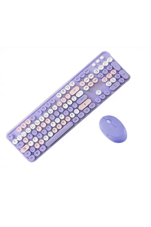Tr Mofii Sweet Mor Klavye Mouse Set