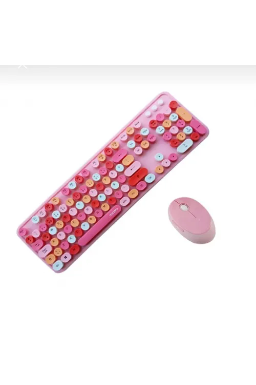 Tr Mofii Sweet Pembe Klavye Mouse Set