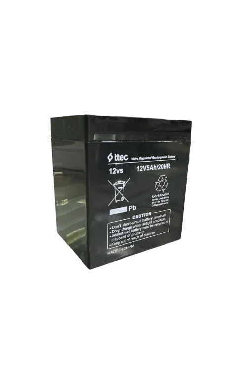 TTEC 12V 5 AH Kuru Bakımsız Akü