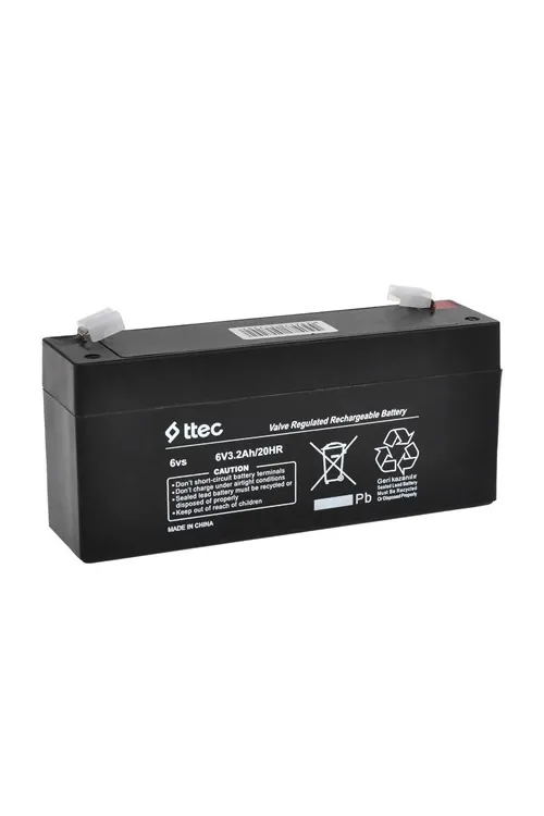 TTEC 6V 3.2 AH Kuru Bakımsız Akü