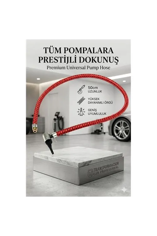 Tüm El ve Ayak Pompaları Yedek Hortum Çelik Telli Üniversal Pompa Hortumu 50cm 428879