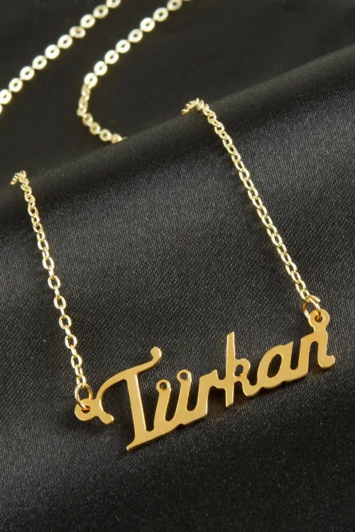 Türkan isimli kolye (Kişiye Özel)