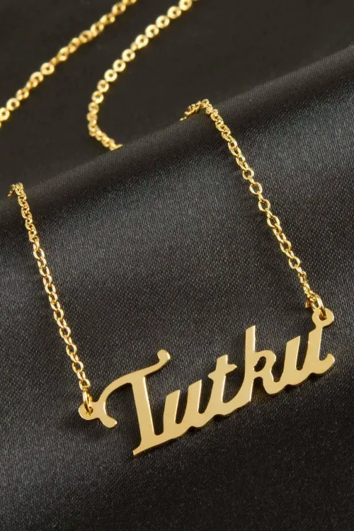 Tutku isimli kolye (Kişiye Özel)