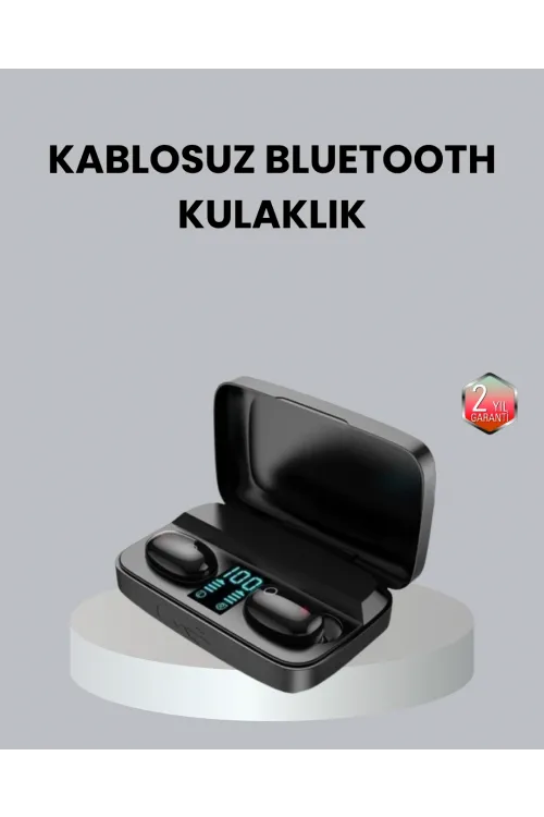 Tws A10s Bluetooth 5.0 Kulaklık Powerbank Şarj Kutulu Mini Tasarım