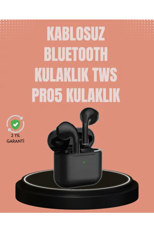 Tws Pro 5 Kulaklık – Uzun Süreli Kullanım İçin Yüksek Batarya Performansı