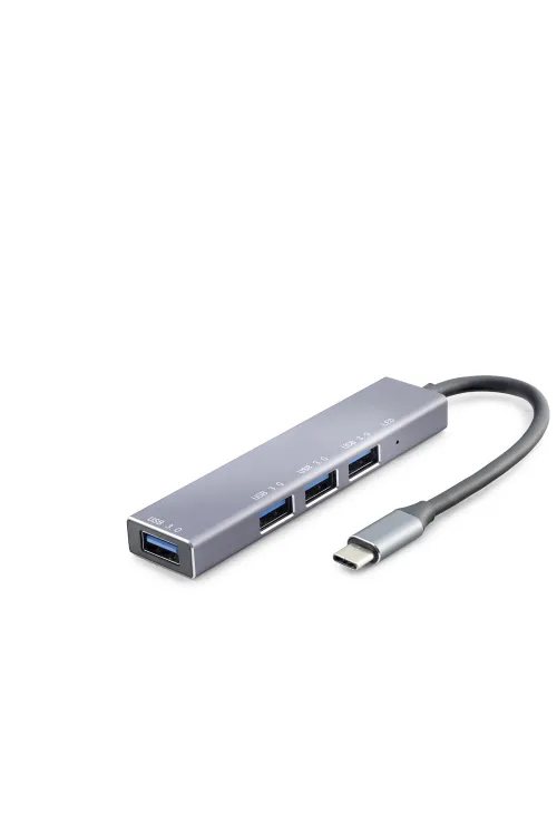 Type-c 3.0 Hub 4 Port 5 Gbps Gri HDX7043