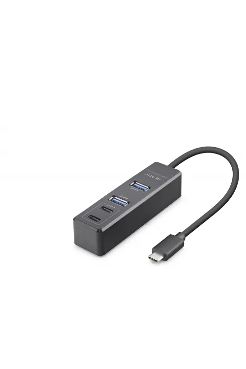 Type-c 3.2 Gen2 Hub 4 Port 10 Gbps Siyah TU1009
