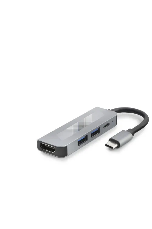 Type-C Combo Hub Hdmi 4K Usb 3.0 Pd 4 Port Gri HDX7840