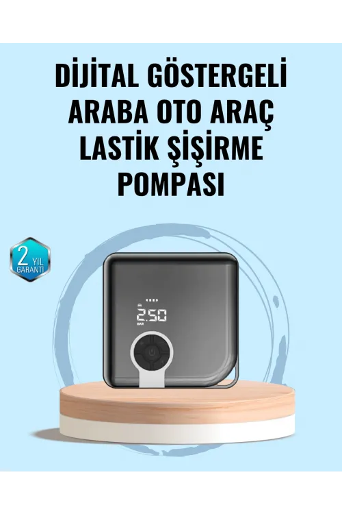 Type-c Şarj Girişli Taşınabilir Elektrikli Hava Pompası