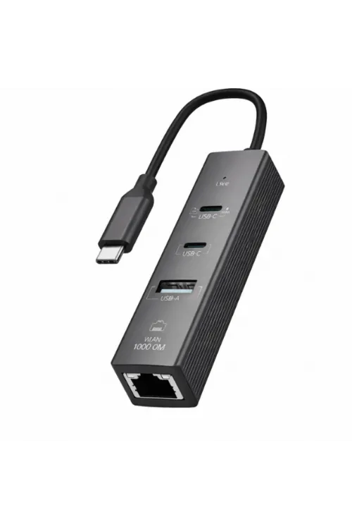 Type-C To 2 Type- Usb Gigabit Ethernet ZR1207