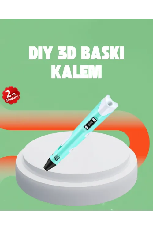 Üç Boyutlu 3d Yazıcı Kalem Abs Ve Pla Uyumlu