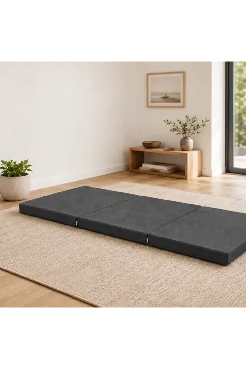 Üç Parçalı Katlanır Minder · 60 × 180 × 7 cm · Antrasit