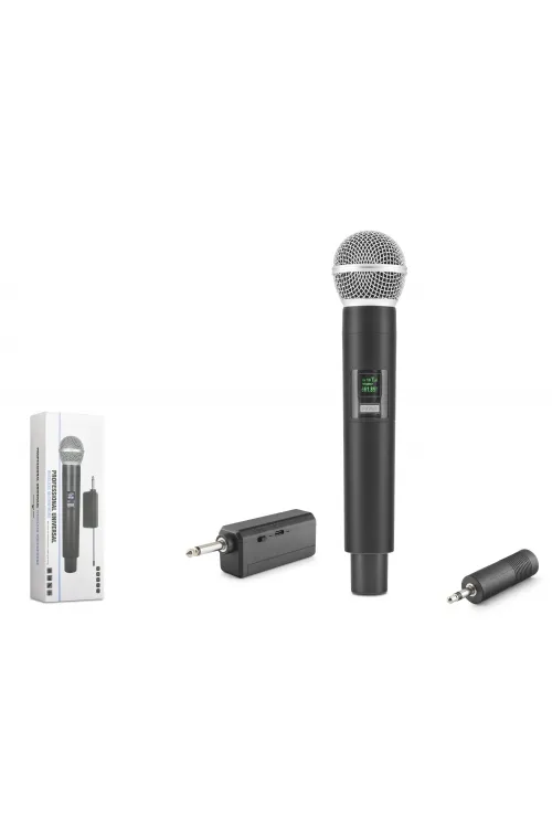 Uhf Kablosuz Mikrofon 6.35 Mm Siyah HDX2801