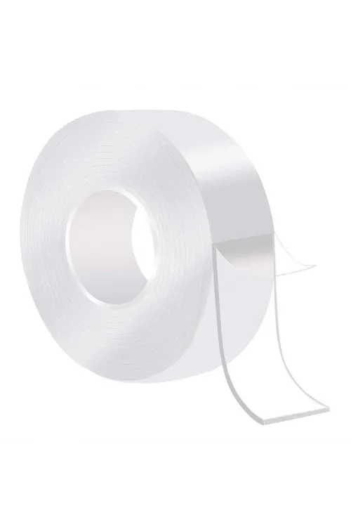 Ultra Güçlü Çift Taraflı 2 mt x 3 cm Çift Taraflı Nano Bant