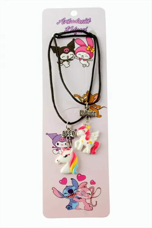 Unicorn Arkadaşlık Kolyeleri (Çift Kolye)