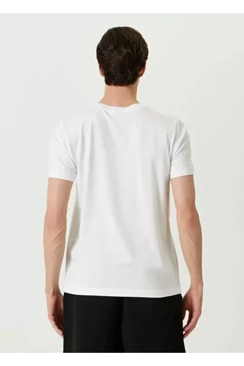 Unisex Basic Bisiklet Yaka Regular T-Shirt - Beyaz