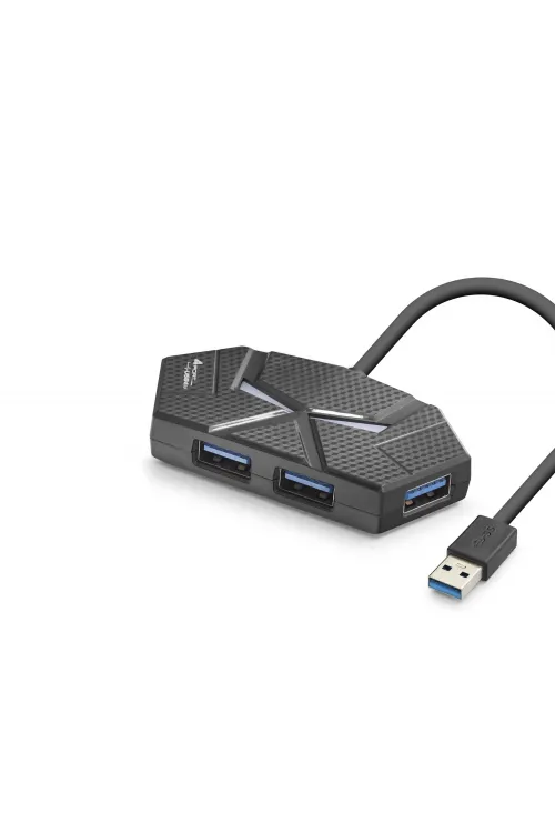 Usb 3.0 Hub Rgb 4 Port 5 Gbps 1.2 M HDX7050