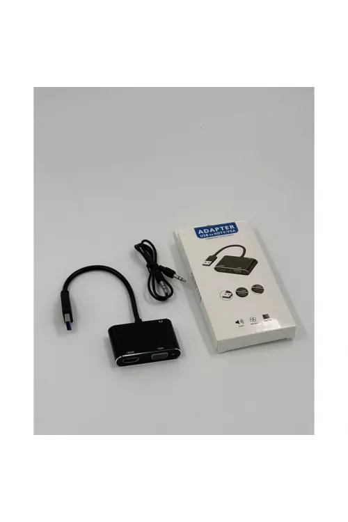 Usb Hdmi+Vga+Aux Çevirici ZR702