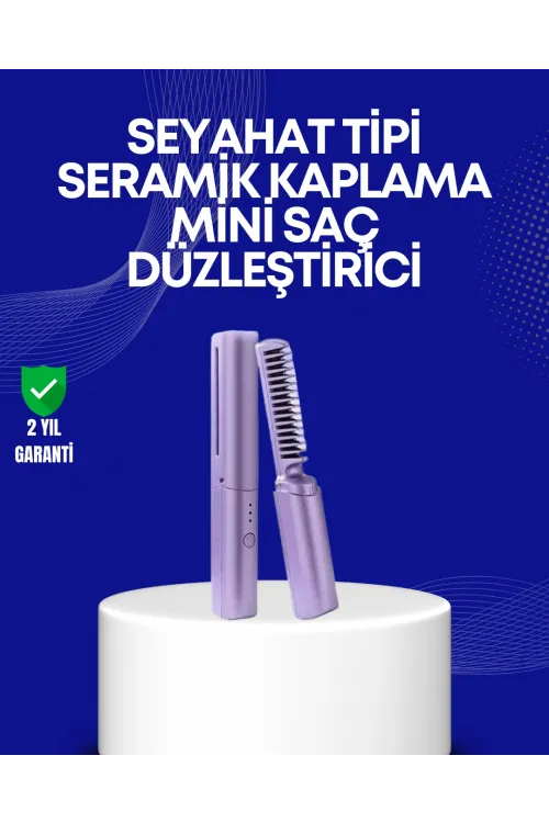 Usb Şarjlı Kablosuz Saç Düzleştirici – Hızlı Ve Pratik