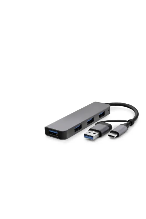 Usb Type-c 3.0 Hub 4 Port 5 Gbps Gri HDX7825
