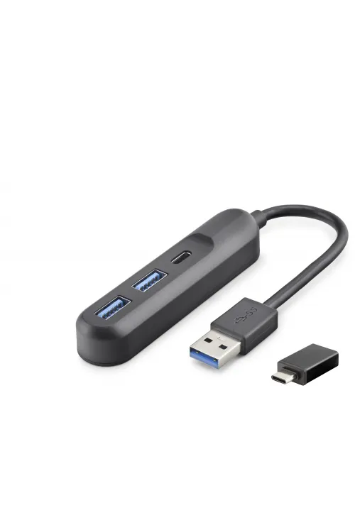 Usb Type-c 3.2 Gen1 Hub 3 Port 5 Gbps Siyah U35G05