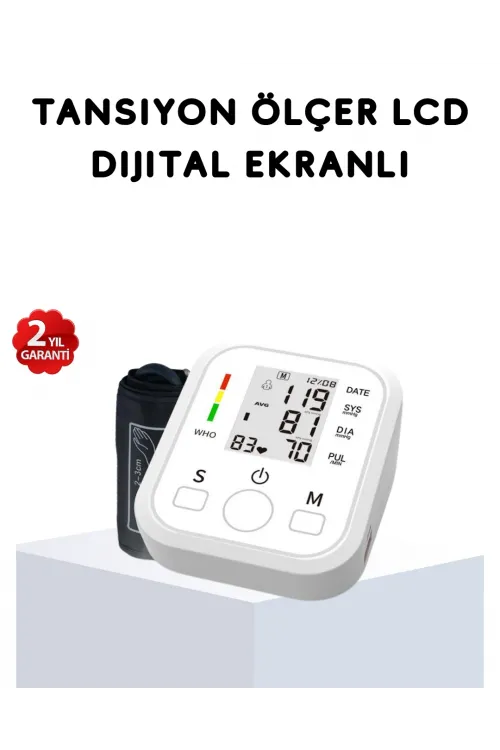 Üst Koldan Ölçüm Dijital Tansiyon Aleti – Ihb Aritmi Uyarılı Ve Çift Hafızalı