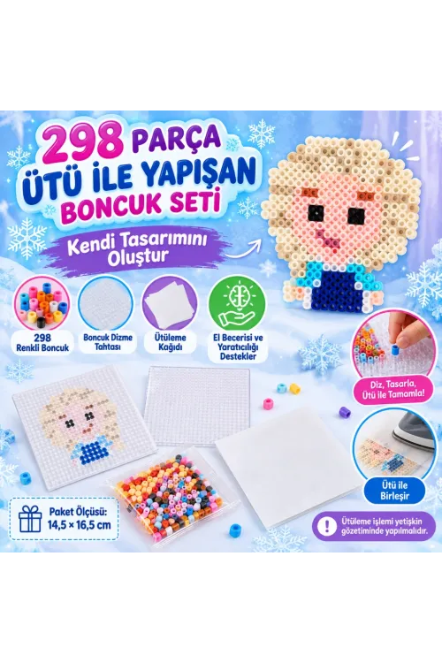 Ütü ile Yapışan Boncuk Seti
