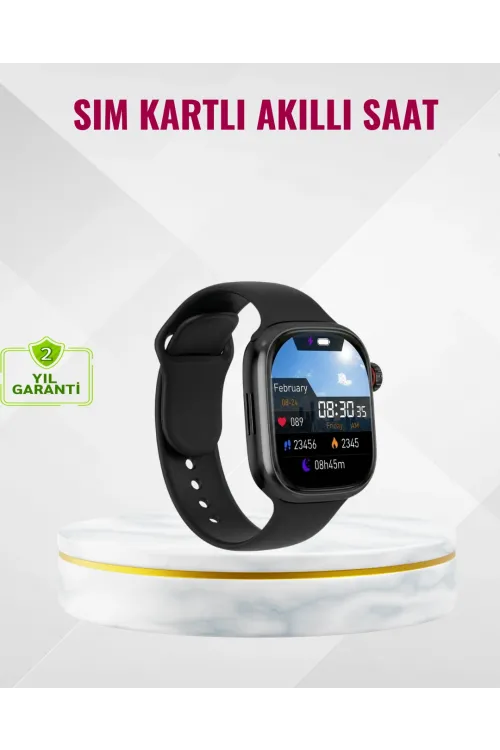 Uyku Takipli Gps’li Sım Kart Destekli Akıllı Saat