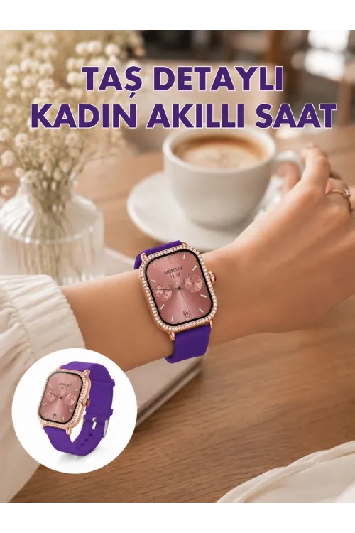 Uzaktan Kamera Kontrollü Kadın Akıllı Saat Seti