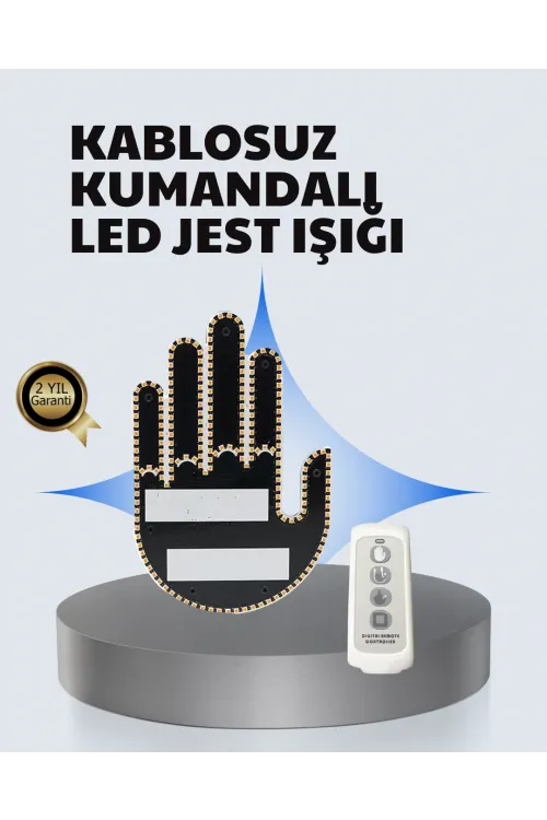 Uzaktan Kumandalı Çok Fonksiyonlu Araç Led Işığı