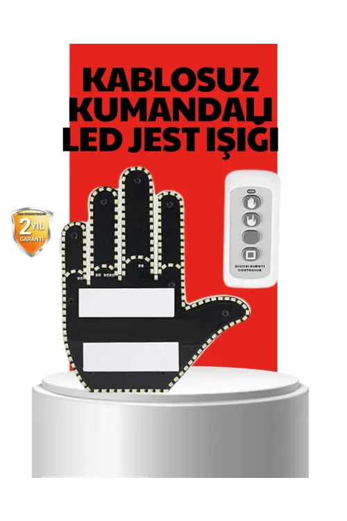 Uzaktan Kumandalı Led Jest Işığı – 3 Farklı Hareket Modu