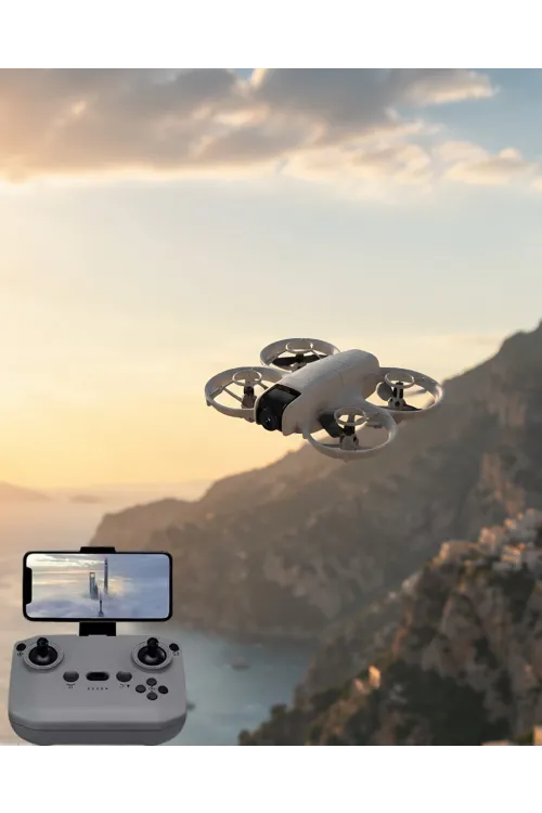 Uzaktan Kumandalı Mini Drone Hd Kamera Işıklı Tasarım