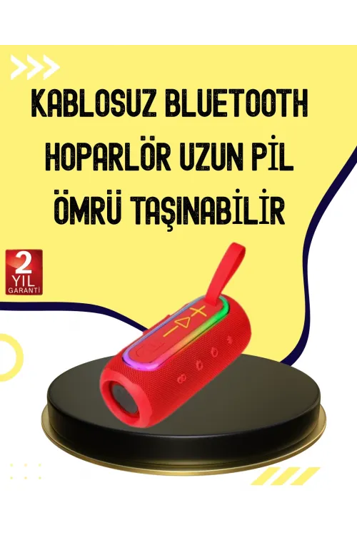 Uzun Pil Ömürlü Bluetooth 5.1 Hoparlör