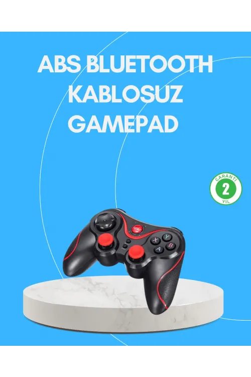 Uzun Pil Ömürlü Kablosuz Oyun Kumandası Pc Telefon Tablet İçin