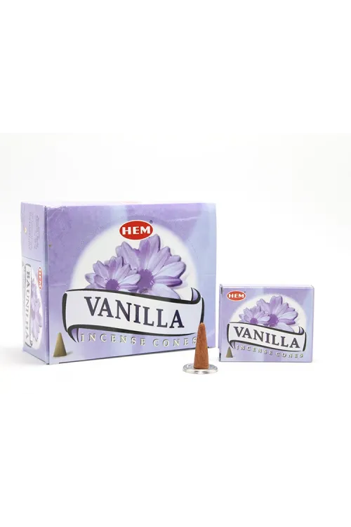 Vanilla Aromalı Konik Tütsü