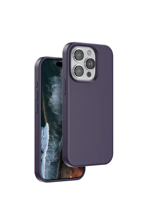 Venco Apple İphone 15 Pro Home Magsafe Kapak - Derin Mor