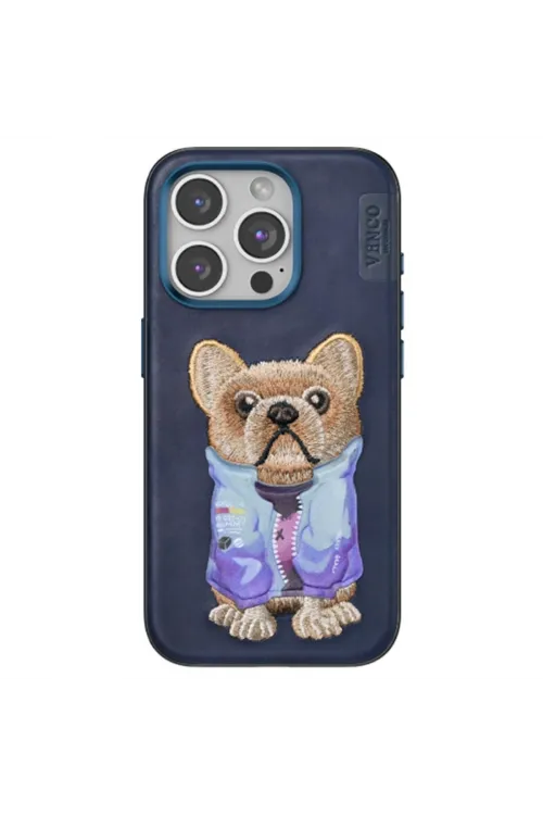Venco Apple İphone 15 Pro Max Cute Desenli Kapak - Lacivert
