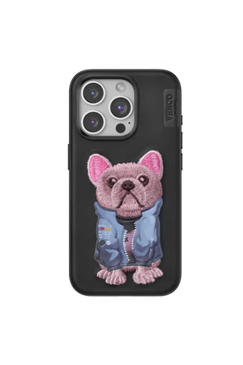 Venco Apple İphone 15 Pro Max Cute Desenli Kapak - Siyah