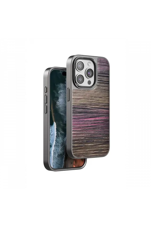 Venco Apple iPhone 15 Pro Max Wave Kapak - Pembe