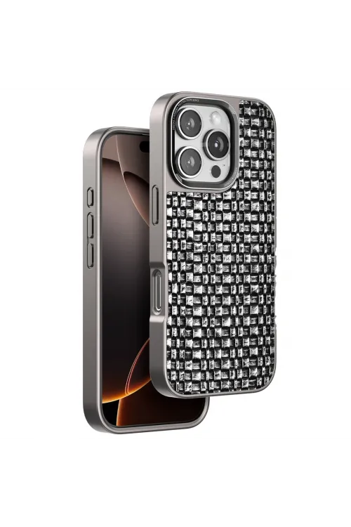 Venco Apple İphone 16 Pro Brand Kapak - Gümüş