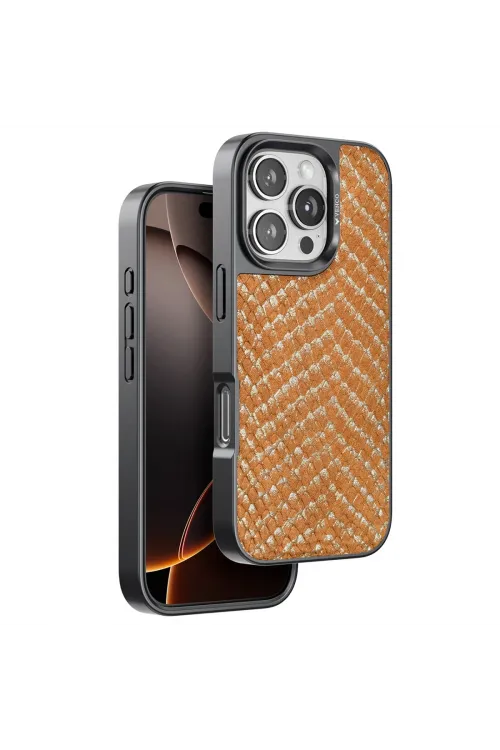 Venco Apple İphone 16 Pro Max Viper Kapak - Kahverengi