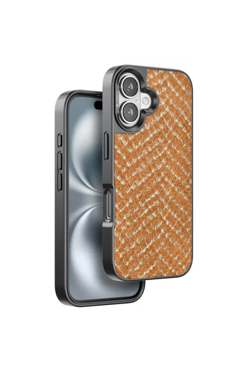 Venco Apple İphone 16 Viper Kapak - Kahverengi