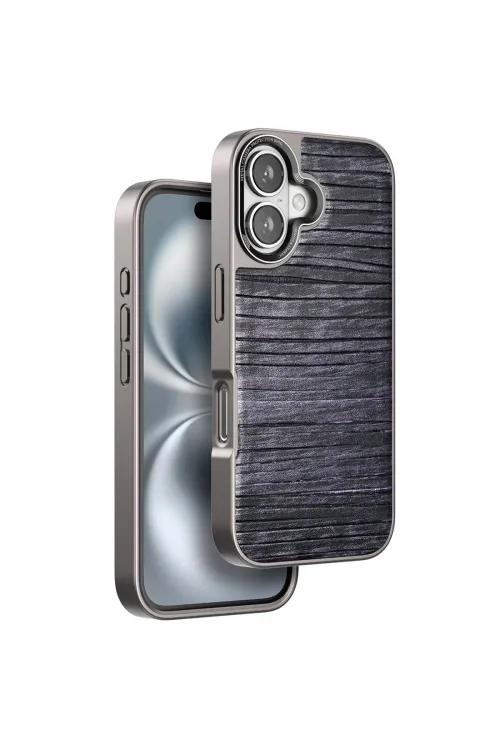 Venco Apple İphone 16 Wave Kapak - Derin Mor