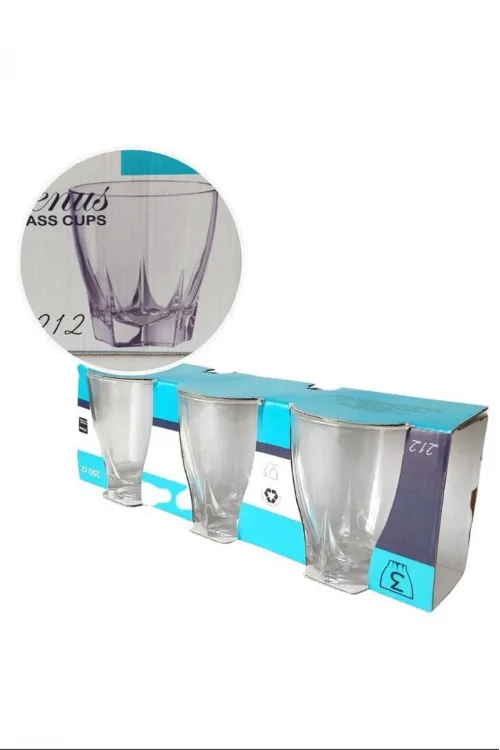 Venüs 3lü Su Bardağı 250Ml Royaleks-212